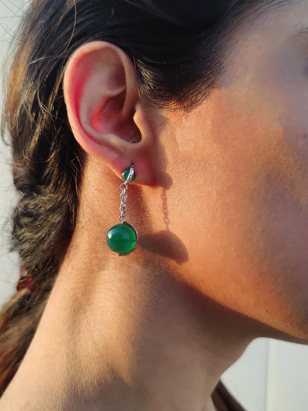 Statement Silver Earring