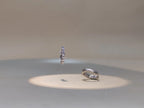 Classic diamond hoop earrings