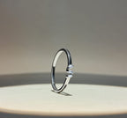 Delicate Triple Diamond Minimalist Ring