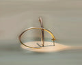 "Comma" Celebrity Sterling Silver Earrings Medium