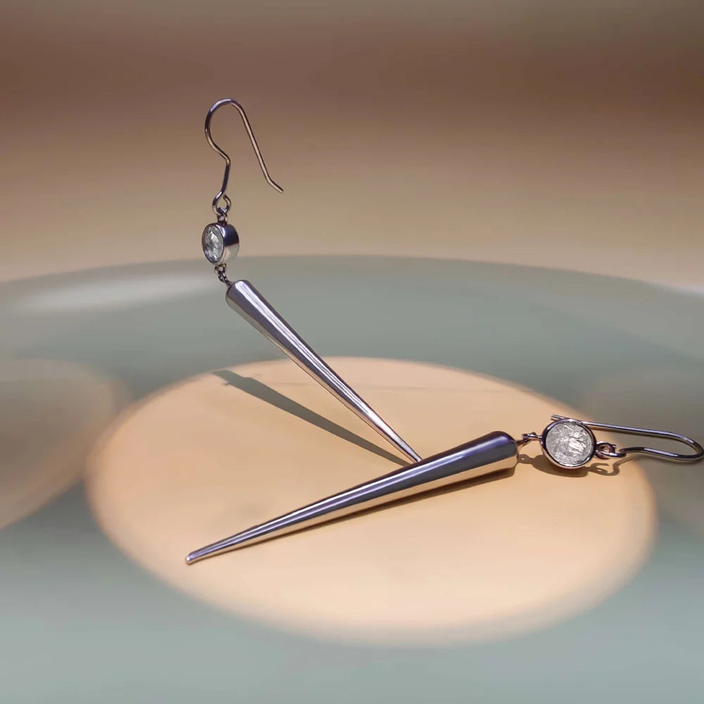 Art Deco Silver Earrings
