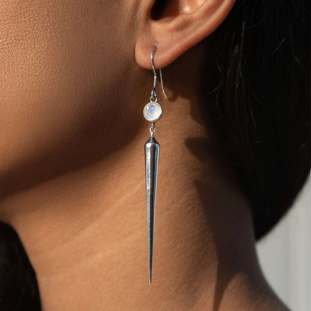 Art Deco Silver Earrings