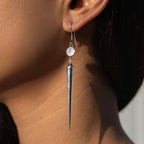 Art Deco Silver Earrings