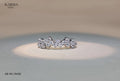 925 Sterling Silver Ring in Gold Plating with White Cz