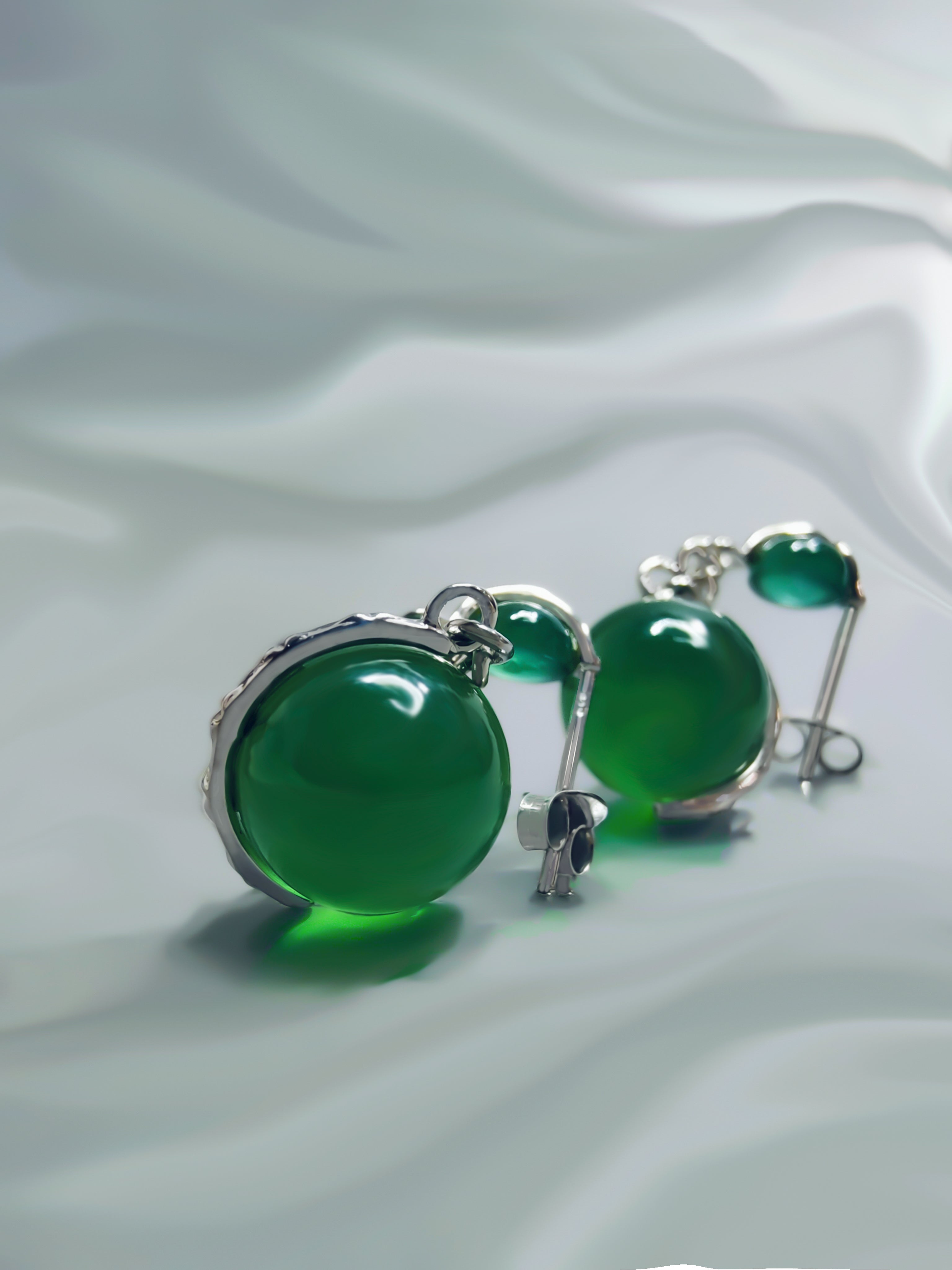 Statement Silver Earring