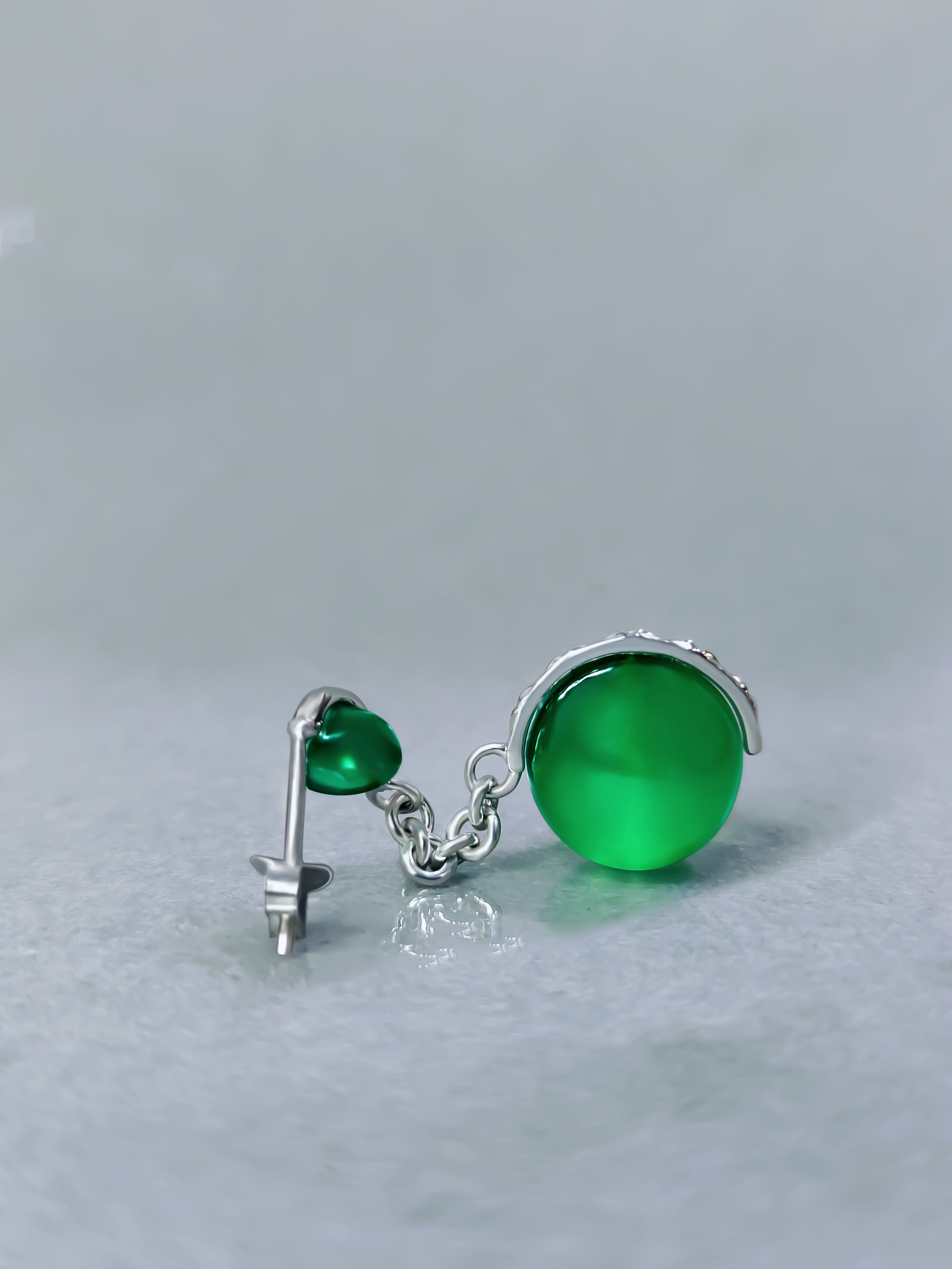 Statement Silver Earring
