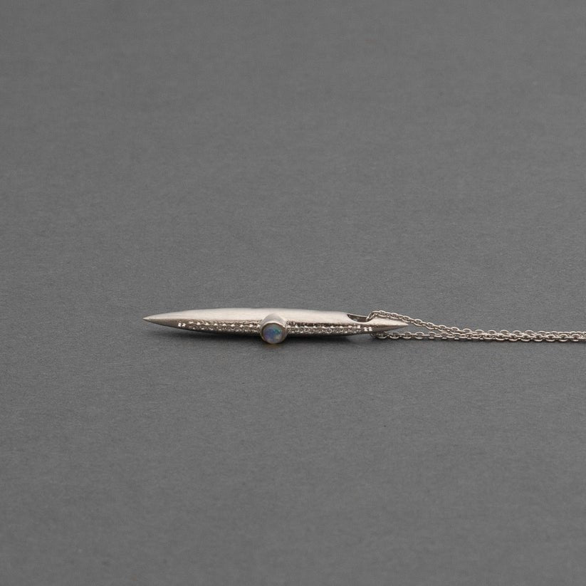 Sterling Silver Trillionated Pendant as seen in Muze Magazine