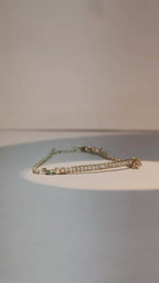 Diamond Bar Bracelet